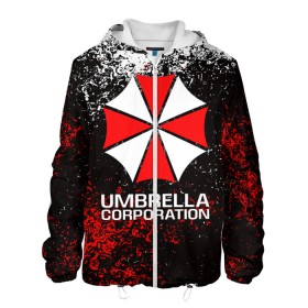 Мужская куртка 3D с принтом UMBRELLA CORP в городе Новоалтайск, ткань верха — 100% полиэстер, подклад — флис | прямой крой, подол и капюшон оформлены резинкой с фиксаторами, два кармана без застежек по бокам, один большой потайной карман на груди. Карман на груди застегивается на липучку | ada wong | biohazard | leon | nemesis | project resistance | raccoon city | re2 | resident evil 2 | rpd | stars | umbrella | ада вонг | амбрелла | немесис | ужасы