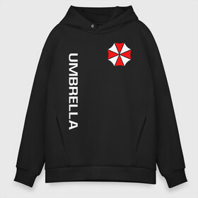 Мужское худи Oversize хлопок с принтом UMBRELLA CORP(+спина) в городе Новоалтайск, френч-терри — 70% хлопок, 30% полиэстер. Мягкий теплый начес внутри —100% хлопок | боковые карманы, эластичные манжеты и нижняя кромка, капюшон на магнитной кнопке | Тематика изображения на принте: ada wong | biohazard | leon | nemesis | project resistance | raccoon city | re2 | resident evil 2 | rpd | stars | umbrella | ада вонг | амбрелла | немесис | ужасы