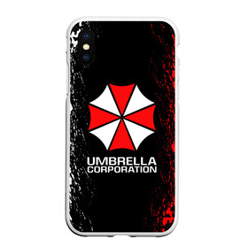 Чехол для iPhone XS Max матовый с принтом UMBRELLA CORP в городе Новоалтайск, Силикон | Область печати: задняя сторона чехла, без боковых панелей | ada wong | biohazard | leon | nemesis | project resistance | raccoon city | re2 | resident evil 2 | rpd | stars | umbrella | ада вонг | амбрелла | немесис | ужасы