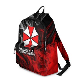 Рюкзак 3D с принтом UMBRELLA CORP в городе Новоалтайск, 100% полиэстер | лямки с регулируемой длиной, сверху петелька, чтобы рюкзак можно было повесить на вешалку. Основное отделение закрывается на молнию, как и внешний карман. Внутри два дополнительных кармана, один из которых закрывается на молнию. По бокам два дополнительных кармашка | ada wong | biohazard | leon | nemesis | project resistance | raccoon city | re2 | resident evil 2 | rpd | stars | umbrella | ада вонг | амбрелла | немесис | ужасы