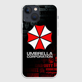 Чехол для iPhone 13 mini с принтом RESIDENT EVIL (UMBRELLA CORP) в городе Новоалтайск,  |  | ada wong | biohazard | leon | nemesis | project resistance | raccoon city | re | re3 | resident evil | resident evil 3 | rpd | stars | umbrella | ада вонг | амбрелла | немезис | ужасы