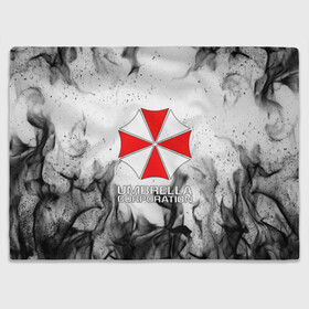 Плед 3D с принтом UMBRELLA CORP в городе Новоалтайск, 100% полиэстер | закругленные углы, все края обработаны. Ткань не мнется и не растягивается | ada wong | biohazard | leon | nemesis | project resistance | raccoon city | re2 | resident evil 2 | rpd | stars | umbrella | ада вонг | амбрелла | немесис | ужасы