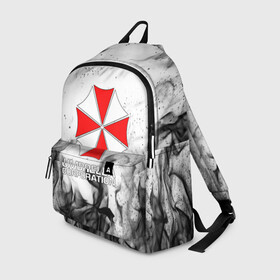 Рюкзак 3D с принтом UMBRELLA CORP в городе Новоалтайск, 100% полиэстер | лямки с регулируемой длиной, сверху петелька, чтобы рюкзак можно было повесить на вешалку. Основное отделение закрывается на молнию, как и внешний карман. Внутри два дополнительных кармана, один из которых закрывается на молнию. По бокам два дополнительных кармашка | ada wong | biohazard | leon | nemesis | project resistance | raccoon city | re2 | resident evil 2 | rpd | stars | umbrella | ада вонг | амбрелла | немесис | ужасы