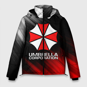 Мужская зимняя куртка 3D с принтом UMBRELLA CORP в городе Новоалтайск, верх — 100% полиэстер; подкладка — 100% полиэстер; утеплитель — 100% полиэстер | длина ниже бедра, свободный силуэт Оверсайз. Есть воротник-стойка, отстегивающийся капюшон и ветрозащитная планка. 

Боковые карманы с листочкой на кнопках и внутренний карман на молнии. | ada wong | biohazard | leon | nemesis | project resistance | raccoon city | re2 | resident evil 2 | rpd | stars | umbrella | ада вонг | амбрелла | немесис | ужасы