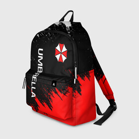 Рюкзак 3D с принтом UMBRELLA CORP в городе Новоалтайск, 100% полиэстер | лямки с регулируемой длиной, сверху петелька, чтобы рюкзак можно было повесить на вешалку. Основное отделение закрывается на молнию, как и внешний карман. Внутри два дополнительных кармана, один из которых закрывается на молнию. По бокам два дополнительных кармашка | ada wong | biohazard | leon | nemesis | project resistance | raccoon city | re2 | resident evil 2 | rpd | stars | umbrella | ада вонг | амбрелла | немесис | ужасы