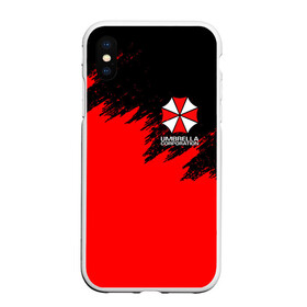 Чехол для iPhone XS Max матовый с принтом UMBRELLA CORP в городе Новоалтайск, Силикон | Область печати: задняя сторона чехла, без боковых панелей | ada wong | biohazard | leon | nemesis | project resistance | raccoon city | re2 | resident evil 2 | rpd | stars | umbrella | ада вонг | амбрелла | немесис | ужасы