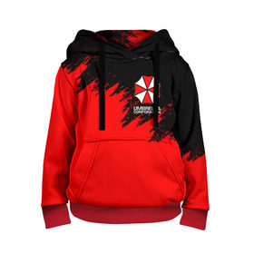 Детская толстовка 3D с принтом UMBRELLA CORP в городе Новоалтайск, 100% полиэстер | двухслойный капюшон со шнурком для регулировки, мягкие манжеты на рукавах и по низу толстовки, спереди карман-кенгуру с мягким внутренним слоем | ada wong | biohazard | leon | nemesis | project resistance | raccoon city | re2 | resident evil 2 | rpd | stars | umbrella | ада вонг | амбрелла | немесис | ужасы