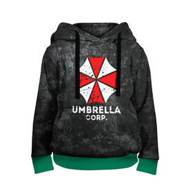 Детская толстовка 3D с принтом UMBRELLA CORP в городе Новоалтайск, 100% полиэстер | двухслойный капюшон со шнурком для регулировки, мягкие манжеты на рукавах и по низу толстовки, спереди карман-кенгуру с мягким внутренним слоем | ada wong | biohazard | leon | nemesis | project resistance | raccoon city | re2 | resident evil 2 | rpd | stars | umbrella | ада вонг | амбрелла | немесис | ужасы