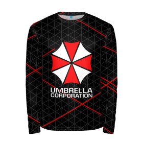Мужской лонгслив 3D с принтом UMBRELLA CORP в городе Новоалтайск, 100% полиэстер | длинные рукава, круглый вырез горловины, полуприлегающий силуэт | ada wong | biohazard | leon | nemesis | project resistance | raccoon city | re2 | resident evil 2 | rpd | stars | umbrella | ада вонг | амбрелла | немесис | ужасы