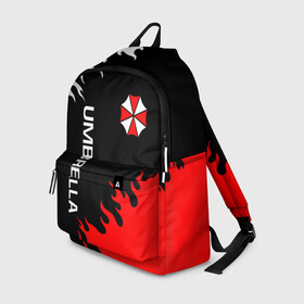 Рюкзак 3D с принтом UMBRELLA CORP | АМБРЕЛЛА КОРП в городе Новоалтайск, 100% полиэстер | лямки с регулируемой длиной, сверху петелька, чтобы рюкзак можно было повесить на вешалку. Основное отделение закрывается на молнию, как и внешний карман. Внутри два дополнительных кармана, один из которых закрывается на молнию. По бокам два дополнительных кармашка | ada wong | biohazard | leon | nemesis | project resistance | raccoon city | re2 | resident evil 2 | rpd | stars | umbrella | ада вонг | амбрелла | немесис | ужасы