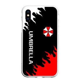 Чехол для iPhone XS Max матовый с принтом UMBRELLA CORP в городе Новоалтайск, Силикон | Область печати: задняя сторона чехла, без боковых панелей | ada wong | biohazard | leon | nemesis | project resistance | raccoon city | re2 | resident evil 2 | rpd | stars | umbrella | ада вонг | амбрелла | немесис | ужасы