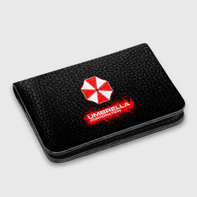 Картхолдер с принтом с принтом Umbrella Corporation в городе Новоалтайск, натуральная матовая кожа | размер 7,3 х 10 см; кардхолдер имеет 4 кармана для карт; | corporation | umbrella | umbrella corporation | амбрела | амбрелла корпорейшн | военная корпорация | корпорация | фармацевтическая корпорация