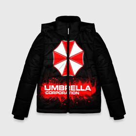 Зимняя куртка для мальчиков 3D с принтом Umbrella Corporation в городе Новоалтайск, ткань верха — 100% полиэстер; подклад — 100% полиэстер, утеплитель — 100% полиэстер | длина ниже бедра, удлиненная спинка, воротник стойка и отстегивающийся капюшон. Есть боковые карманы с листочкой на кнопках, утяжки по низу изделия и внутренний карман на молнии. 

Предусмотрены светоотражающий принт на спинке, радужный светоотражающий элемент на пуллере молнии и на резинке для утяжки | corporation | umbrella | umbrella corporation | амбрела | амбрелла корпорейшн | военная корпорация | корпорация | фармацевтическая корпорация