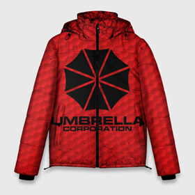 Мужская зимняя куртка 3D с принтом Umbrella Corporation в городе Новоалтайск, верх — 100% полиэстер; подкладка — 100% полиэстер; утеплитель — 100% полиэстер | длина ниже бедра, свободный силуэт Оверсайз. Есть воротник-стойка, отстегивающийся капюшон и ветрозащитная планка. 

Боковые карманы с листочкой на кнопках и внутренний карман на молнии. | corporation | umbrella | umbrella corporation | амбрела | амбрелла корпорейшн | военная корпорация | корпорация | фармацевтическая корпорация