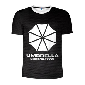 Мужская футболка 3D спортивная с принтом Umbrella Corporation в городе Новоалтайск, 100% полиэстер с улучшенными характеристиками | приталенный силуэт, круглая горловина, широкие плечи, сужается к линии бедра | corporation | umbrella | umbrella corporation | амбрела | амбрелла корпорейшн | военная корпорация | корпорация | фармацевтическая корпорация