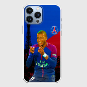 Чехол для iPhone 13 Pro Max с принтом Мбапе в городе Новоалтайск,  |  | Тематика изображения на принте: kylian mbapp | psg | мбапе | пари сен жермен | париж | псж | футбол | эйфелева башня