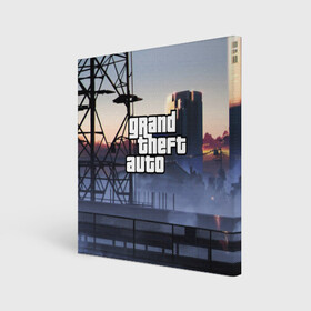 Холст квадратный с принтом Grand Theft Auto в городе Новоалтайск, 100% ПВХ |  | grand theft auto 2 | grand theft auto 3 | grand theft auto v | grand theft auto: san andreas | grand theft auto: vice city | gta 1 | gta 2 | gta 3 | gta 4 | gta 5 | gta online | gta v | город | игры