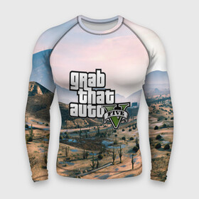 Мужской рашгард 3D с принтом Grand Theft Auto 5 в городе Новоалтайск,  |  | grand theft auto 2 | grand theft auto 3 | grand theft auto v | grand theft auto: san andreas | grand theft auto: vice city | gta 1 | gta 2 | gta 3 | gta 4 | gta 5 | gta online | gta v | город | игры