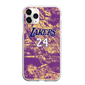 Чехол для iPhone 11 Pro Max матовый с принтом Kobe Bryant в городе Новоалтайск, Силикон |  | angeles | bryant | kobe | lakers | los | nba | баскетбольный | клуб