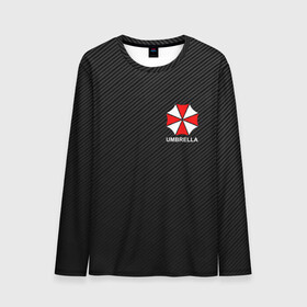Мужской лонгслив 3D с принтом UMBRELLA CORP | АМБРЕЛЛА КОРП в городе Новоалтайск, 100% полиэстер | длинные рукава, круглый вырез горловины, полуприлегающий силуэт | ada wong | biohazard | leon | nemesis | project resistance | raccoon city | re2 | resident evil 2 | rpd | stars | umbrella | ада вонг | амбрелла | немесис | ужасы