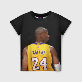 Детская футболка 3D с принтом Kobe Bryant в городе Новоалтайск, 100% гипоаллергенный полиэфир | прямой крой, круглый вырез горловины, длина до линии бедер, чуть спущенное плечо, ткань немного тянется | angeles | basketball | bean | black mamba | bryant | kobe | lakers | los | nba | sport | usa | баскетбол | бин | брайант | коби | лейкерс | лос анджелес | нба | сша | черная мамба
