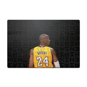 Пазл магнитный 126 элементов с принтом Kobe Bryant в городе Новоалтайск, полимерный материал с магнитным слоем | 126 деталей, размер изделия —  180*270 мм | Тематика изображения на принте: angeles | basketball | bean | black mamba | bryant | kobe | lakers | los | nba | sport | usa | баскетбол | бин | брайант | коби | лейкерс | лос анджелес | нба | сша | черная мамба