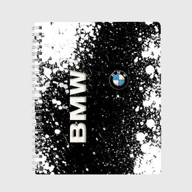 Тетрадь с принтом BMW в городе Новоалтайск, 100% бумага | 48 листов, плотность листов — 60 г/м2, плотность картонной обложки — 250 г/м2. Листы скреплены сбоку удобной пружинной спиралью. Уголки страниц и обложки скругленные. Цвет линий — светло-серый
 | bmw | авто | автомобиль | бмв | логотип | марка | машина | модель
