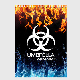 Скетчбук с принтом UMBRELLA CORPORATION в городе Новоалтайск, 100% бумага
 | 48 листов, плотность листов — 100 г/м2, плотность картонной обложки — 250 г/м2. Листы скреплены сверху удобной пружинной спиралью | biohazard | biohazard 7 | crocodile | fang | game | hand | monster | new umbrella | resident evil | resident evil 7 | umbrella | umbrella corp | umbrella corporation | zombie | обитель