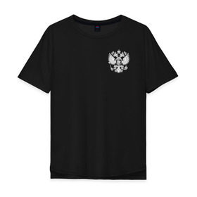 Мужская футболка хлопок Oversize с принтом Боевое самбо с гербом в городе Новоалтайск, 100% хлопок | свободный крой, круглый ворот, “спинка” длиннее передней части | combat sambo | боевое самбо