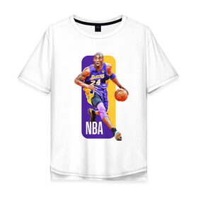Мужская футболка хлопок Oversize с принтом NBA (Kobe Bryant) в городе Новоалтайск, 100% хлопок | свободный крой, круглый ворот, “спинка” длиннее передней части | 08 | 24 | 8 | angeles | basketball | bryant | gigi | goat | kobe | lakers | legend | logo | los | mamba | nba | rip | sport | баскетбол | брайант | коби | легенда | мамба | спорт