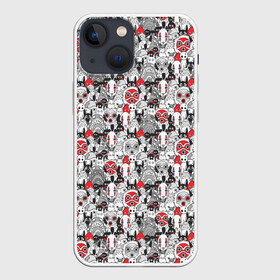 Чехол для iPhone 13 mini с принтом Studio Ghibli в городе Новоалтайск,  |  | studio ghibli | ведьмина служба доставки | навсикая | небесный замок лапута | студия гибли | тоторо | унесенные призраками | ходячий замок