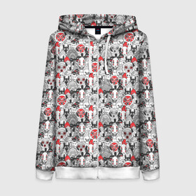 Женская толстовка 3D на молнии с принтом Studio Ghibli в городе Новоалтайск, 100% полиэстер | длина до линии бедра, манжеты и пояс оформлены мягкой тканевой резинкой, двухслойный капюшон со шнурком для регулировки, спереди молния, по бокам два кармана | studio ghibli | ведьмина служба доставки | навсикая | небесный замок лапута | студия гибли | тоторо | унесенные призраками | ходячий замок