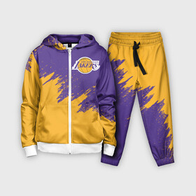 Детский костюм 3D с принтом LA LAKERS в городе Новоалтайск,  |  | america | basketball | kobe bryant | la | la lakers | lakers | los angeles lakers | nba | usa | баскетбол | кобе брайант | лос анджелес лейкерс | нба | сша