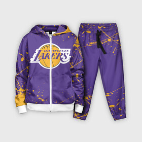 Детский костюм 3D с принтом LA LAKERS в городе Новоалтайск,  |  | america | basketball | kobe bryant | la | la lakers | lakers | los angeles lakers | nba | usa | баскетбол | кобе брайант | лос анджелес лейкерс | нба | сша