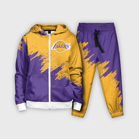 Детский костюм 3D с принтом LA LAKERS | ЛЕЙКЕРС в городе Новоалтайск,  |  | america | basketball | kobe bryant | la | la lakers | lakers | los angeles lakers | nba | usa | баскетбол | кобе брайант | лос анджелес лейкерс | нба | сша
