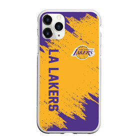 Чехол для iPhone 11 Pro матовый с принтом LA LAKERS в городе Новоалтайск, Силикон |  | Тематика изображения на принте: america | basketball | kobe bryant | la | la lakers | lakers | los angeles lakers | nba | usa | баскетбол | кобе брайант | лос анджелес лейкерс | нба | сша