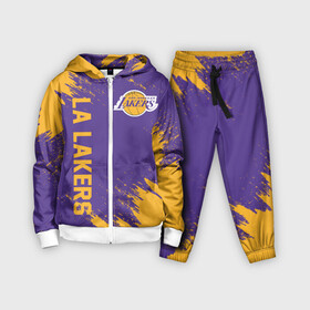 Детский костюм 3D с принтом LA LAKERS в городе Новоалтайск,  |  | america | basketball | kobe bryant | la | la lakers | lakers | los angeles lakers | nba | usa | баскетбол | кобе брайант | лос анджелес лейкерс | нба | сша