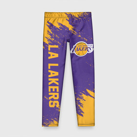 Детские леггинсы 3D с принтом LA LAKERS в городе Новоалтайск, полиэстер 85%, спандекс 15% | эластичный пояс, зауженный крой | Тематика изображения на принте: america | basketball | kobe bryant | la | la lakers | lakers | los angeles lakers | nba | usa | баскетбол | кобе брайант | лос анджелес лейкерс | нба | сша