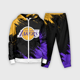 Детский костюм 3D с принтом LA LAKERS в городе Новоалтайск,  |  | america | basketball | kobe bryant | la | la lakers | lakers | los angeles lakers | nba | usa | баскетбол | кобе брайант | лос анджелес лейкерс | нба | сша