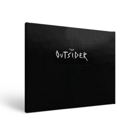 Холст прямоугольный с принтом The Outsider в городе Новоалтайск, 100% ПВХ |  | king | outsider | stephen | stephen king | кинг | книга | роман | сериал | стивен | стивен кинг | чужак