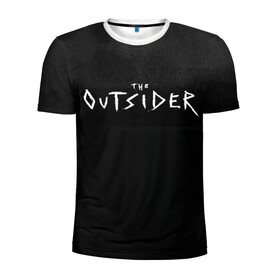 Мужская футболка 3D спортивная с принтом The Outsider в городе Новоалтайск, 100% полиэстер с улучшенными характеристиками | приталенный силуэт, круглая горловина, широкие плечи, сужается к линии бедра | king | outsider | stephen | stephen king | кинг | книга | роман | сериал | стивен | стивен кинг | чужак