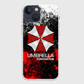 Чехол для iPhone 13 mini с принтом UMBRELLA CORP в городе Новоалтайск,  |  | biohazard | biohazard 7 | crocodile | fang | game | hand | monster | new umbrella | resident evil | resident evil 7 | umbrella | umbrella corp | umbrella corporation | zombie | обитель