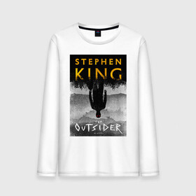 Мужской лонгслив хлопок с принтом Outsider в городе Новоалтайск, 100% хлопок |  | king | outsider | кино | книга | личность | писатель | сериал | стивен кинг | фильм | чужак