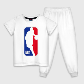 Детская пижама хлопок с принтом NBA Kobe Bryant в городе Новоалтайск, 100% хлопок |  брюки и футболка прямого кроя, без карманов, на брюках мягкая резинка на поясе и по низу штанин
 | 24 | basketball | bryant | kobe | kobe bryant | kobe bryant 24 | lakers | los angeles lakers | mamba | nba | баскетбол | кобе 24 | кобе брайант | кобе брайнт | коби брайант | коби брайн | лейкерс | нба | номер 24