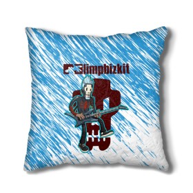 Подушка 3D с принтом LIMP BIZKIT в городе Новоалтайск, наволочка – 100% полиэстер, наполнитель – холлофайбер (легкий наполнитель, не вызывает аллергию). | состоит из подушки и наволочки. Наволочка на молнии, легко снимается для стирки | dj lethal | limp bizkit | rock | джон отто | лимп бизкит | майк смит | музыка | роб уотерс | рок | сэм риверс | терри бальзамо | уэс борланд | фред дёрст