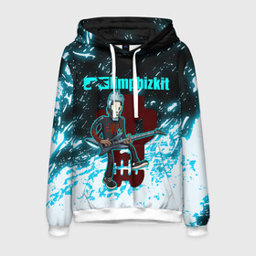 Мужская толстовка 3D с принтом LIMP BIZKIT в городе Новоалтайск, 100% полиэстер | двухслойный капюшон со шнурком для регулировки, мягкие манжеты на рукавах и по низу толстовки, спереди карман-кенгуру с мягким внутренним слоем. | dj lethal | limp bizkit | rock | джон отто | лимп бизкит | майк смит | музыка | роб уотерс | рок | сэм риверс | терри бальзамо | уэс борланд | фред дёрст