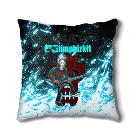 Подушка 3D с принтом LIMP BIZKIT в городе Новоалтайск, наволочка – 100% полиэстер, наполнитель – холлофайбер (легкий наполнитель, не вызывает аллергию). | состоит из подушки и наволочки. Наволочка на молнии, легко снимается для стирки | dj lethal | limp bizkit | rock | джон отто | лимп бизкит | майк смит | музыка | роб уотерс | рок | сэм риверс | терри бальзамо | уэс борланд | фред дёрст