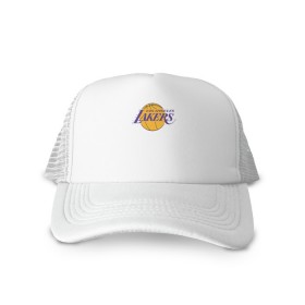 Кепка тракер с сеткой с принтом LA LAKERS(+спина) в городе Новоалтайск, трикотажное полотно; задняя часть — сетка | длинный козырек, универсальный размер, пластиковая застежка | america | basketball | kobe bryant | la | la lakers | lakers | los angeles lakers | nba | usa | баскетбол | кобе брайант | лос анджелес лейкерс | нба | сша