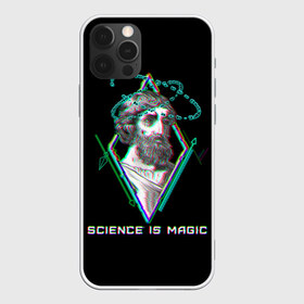 Чехол для iPhone 12 Pro Max с принтом Magic is science - Пифагор в городе Новоалтайск, Силикон |  | magic | science | астрономия | геометрия | картинки | математика | мем | наука | пифагор | приколы | треугольник | физика | школа | школьник