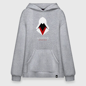Худи SuperOversize хлопок с принтом ASSASSINS CREED. в городе Новоалтайск, 70% хлопок, 30% полиэстер, мягкий начес внутри | карман-кенгуру, эластичная резинка на манжетах и по нижней кромке, двухслойный капюшон
 | Тематика изображения на принте: slayer | асасин | ассасин крид | ассассин | тамплиеры